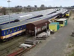 Stockage en plein air, Nimègue, 2010.