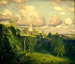 Nuages. (?).Musée des cosaques du Don de Novotcherkassk.