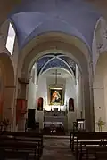 La nef de l'église...