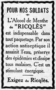 Publicité parue dans L'Illustration du 30 octobre 1915.
