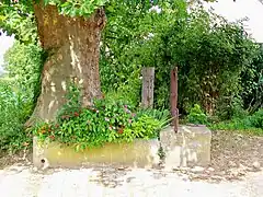 Ancienne fontaine, rue de Paris.