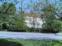 L'hôpital vu de Nordenskiöldinkatu.