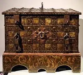 Coffre (XVIe&nbsp;siècle), anonyme, Nuremberg