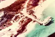 Île de Norman's Cay en 1981.