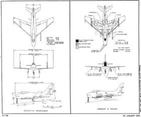 vue en plan de l’avion