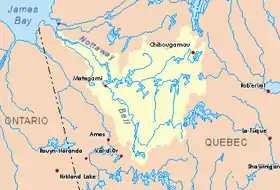 Image illustrative de l’article Lac Hébert (rivière Hébert)