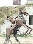 Cavalier à l'étendard.