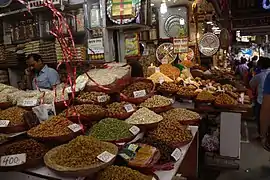 Khari Baoli, le Marché ou Bazar aux épices de la vieille ville.