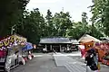 Night view of lanterns at Nyakuichiouji Shrine