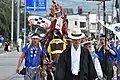 Yabusame ceremony scene at Nyakuichiouji Shrine (photographed on July 22, 2018)