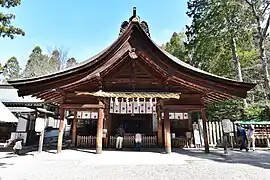 Oagata Shrine Haiden, 2018