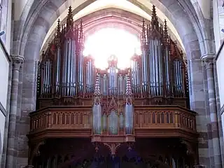 Orgue de l’église Saints-Pierre-et-Paul d’Obernai.