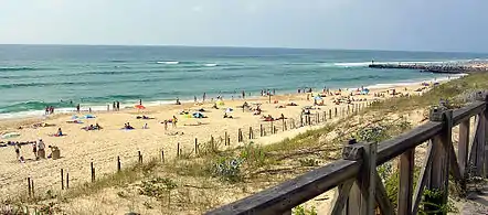 Mimizan, la plage sud.