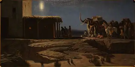 L'Arrivée des Mages à Bethléem (1864), musée des Beaux-Arts de Reims.
