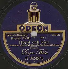 étiquette de disque