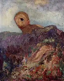 Le Cyclope, tableau d'Odilon Redon (entre 1898 et 1900 ou 1914).