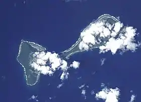 Vue aérienne d'Ofu et Olosega.