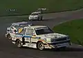 Arnesson en 1987 au circuit de Lydden Hill (en), sur Audi Sport Quattro S1 E2 "flat out";