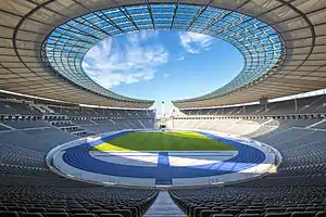 Le stade olympique de Berlin, hôte de la finale, en 2015.