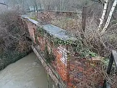 Pont sur l'Orneau de la ligne de tramway vers Fleurus.
