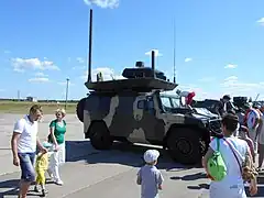 Un Leer-2 sur base d'un GAZ 2330 TIGR.