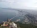 Vue générale du port d'Oran.