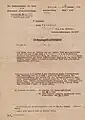 Amende de l'administration du travail du Reich pour la zone économique Vienne-Niederdonau contre Maria Fischer, 27 janvier 1941, page 1