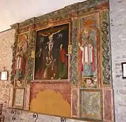 Le retable du XVIIe siècle.