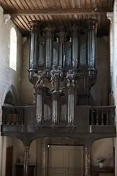 Le buffet d'orgues.