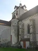 Tour d'escalier de l'église.