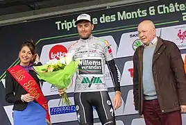 Brecht Dhaene est leader du classement de la montagne.