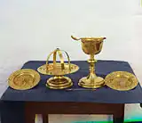 Ustensiles liturgiques (photo de 1911 de Sergueï Prokoudine-Gorski.)