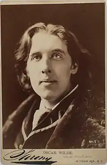Oscar Wilde à New York, 1882, par Napoléon Sarony.