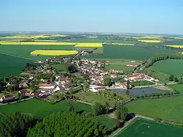 La plaine de Champagne berrichonne à Osmery, en 2007.
