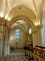 Chapelle Saint-Jacques (au nord), vue depuis la 1re travée du chœur.