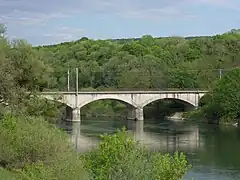 Osselle-RoutelleLe pont sur le Doubs