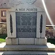 Monument aux morts de 14-18 et 39-45.