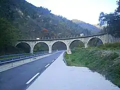 Viaduc du Careï aujourd'hui.