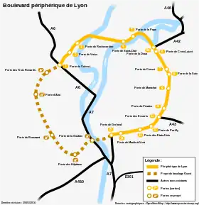 Carte de la route.