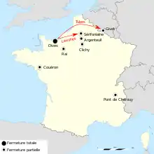 Restructuration de juillet 1983.