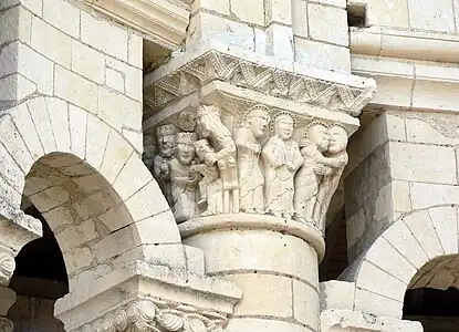 L'Annonciation, chapiteau.