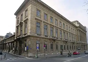 L'hôtel des Monnaies aujourd'hui, à l'angle de la rue Guénégaud et du quai de Conti