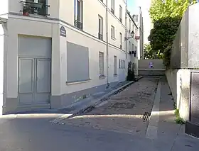 Le passage d'Eupatoria à Paris, où Matès et Idesa sont arrêtés en 1943.