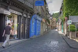 Une rue de Honfleur.