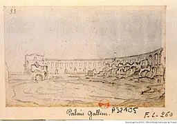 Le Palais Gallien à Bordeaux.