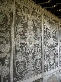 Motifs grotesques sgraffités (vers 1570), Florence, palazzo Pepi (it).