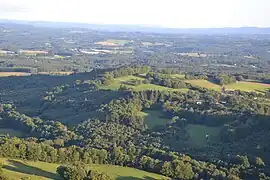 Panorama depuis le site de la Pierre branlante.