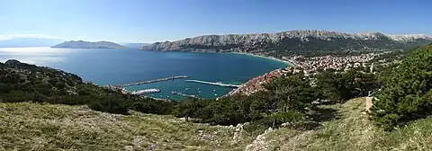 Panorama de Baška