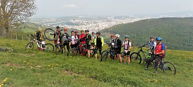 Panorama sur Saint-Étienne.