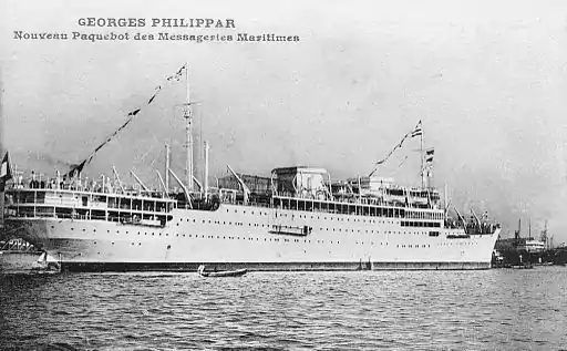 Le paquebot Georges Philippar (1931).